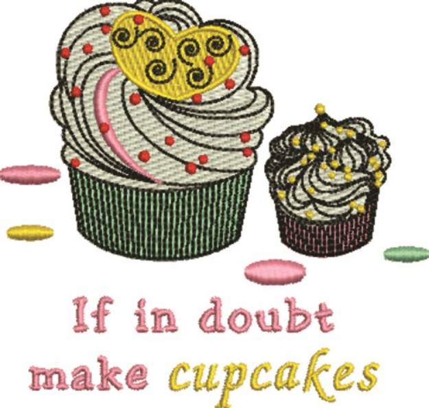 Picture of Make Cupcakes Machine Embroidery Design