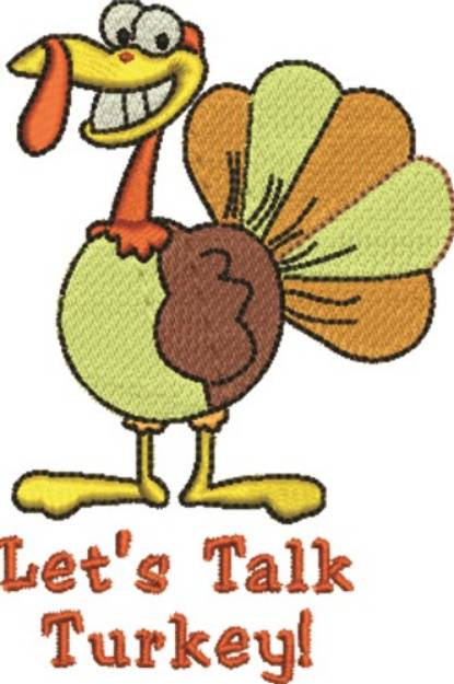 Picture of Lets Talk Turkey Machine Embroidery Design