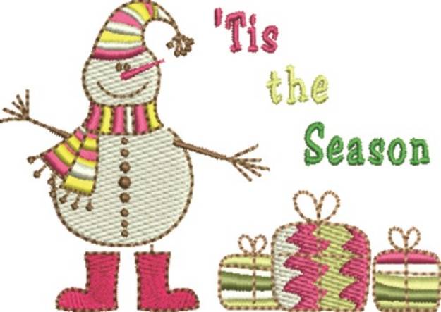 Picture of Tis The Season Machine Embroidery Design