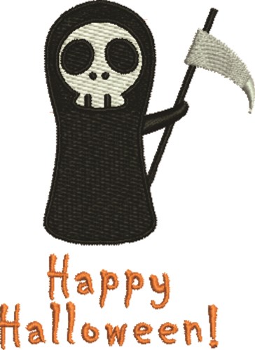 Grim Reaper Machine Embroidery Design
