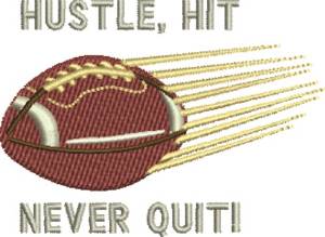 Picture of Hustle Hit Machine Embroidery Design