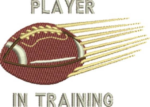Picture of Player Training Machine Embroidery Design