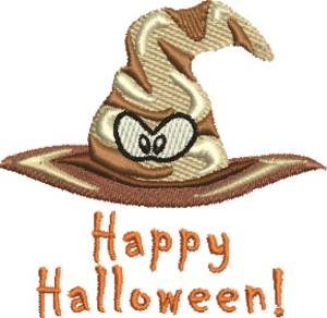 Picture of Witch Hat Machine Embroidery Design