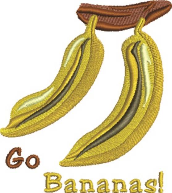 Picture of Go Bananas Machine Embroidery Design