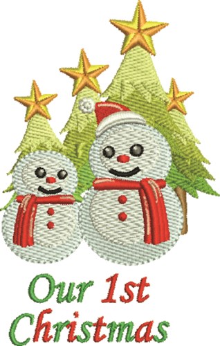 Our 1st Christmas Machine Embroidery Design