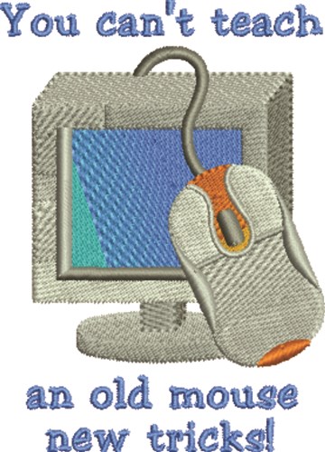 Computer Mouse Machine Embroidery Design