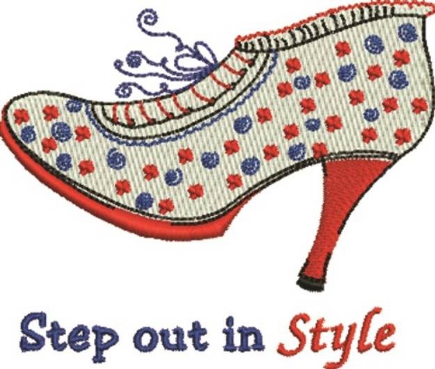 Picture of Step Out Machine Embroidery Design