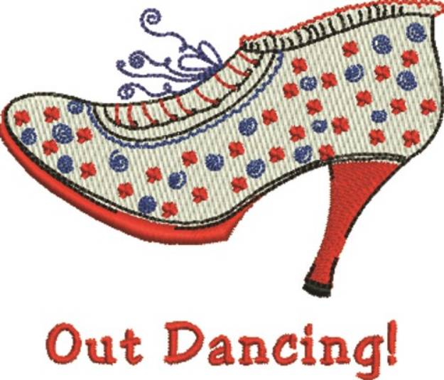 Picture of Out Dancing Machine Embroidery Design