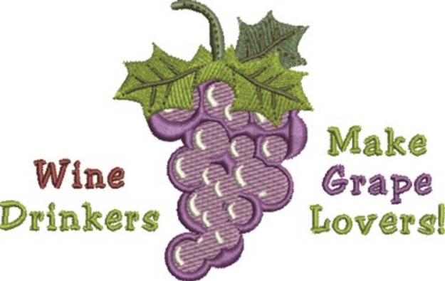 Picture of Grape Lovers Machine Embroidery Design