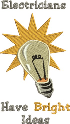 Bright Ideas Machine Embroidery Design