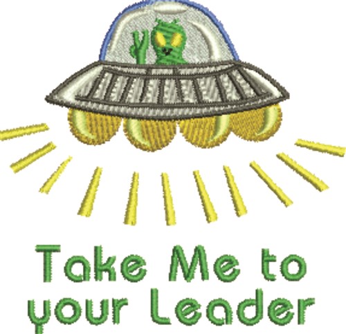 To Your Leader Machine Embroidery Design