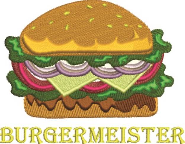 Picture of Burgermeister Machine Embroidery Design