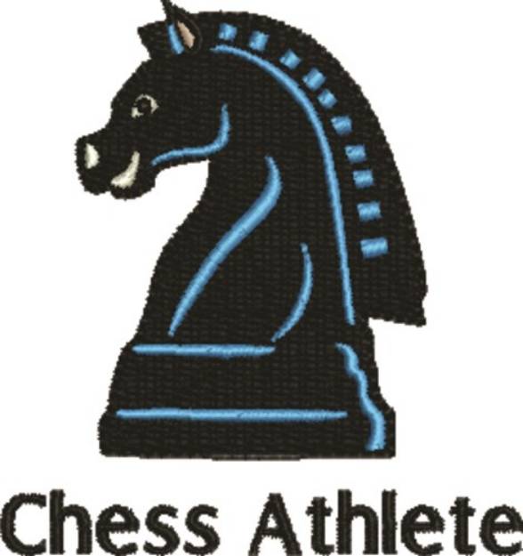 Picture of Chess Athlete Machine Embroidery Design