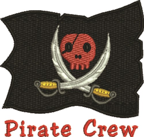 Pirate Crew Machine Embroidery Design