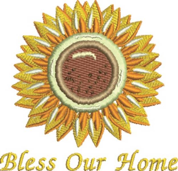 Picture of Bless Our Home Machine Embroidery Design