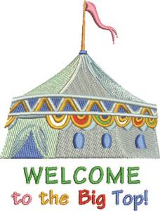 Picture of The Big Top Machine Embroidery Design
