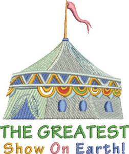 Picture of Greatest Show Machine Embroidery Design