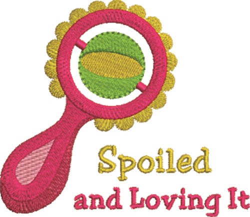 Spoiled Rattle Machine Embroidery Design