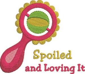 Picture of Spoiled Rattle Machine Embroidery Design