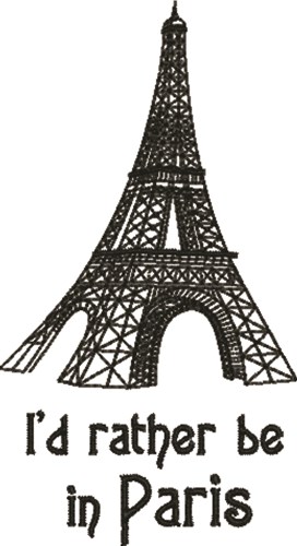 In Paris Machine Embroidery Design