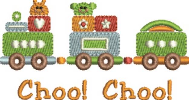 Picture of Choo Choo Machine Embroidery Design
