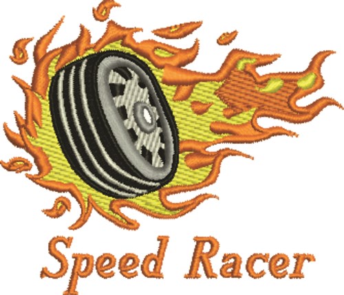 Speed Racer Machine Embroidery Design