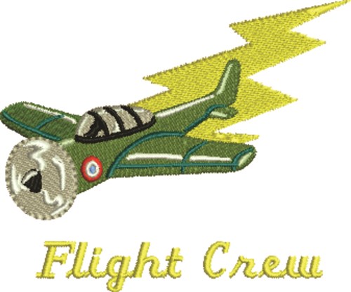 Flight Crew Machine Embroidery Design