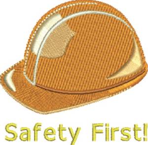 Picture of Safety First Machine Embroidery Design