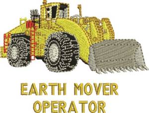 Picture of Earth Mover Machine Embroidery Design