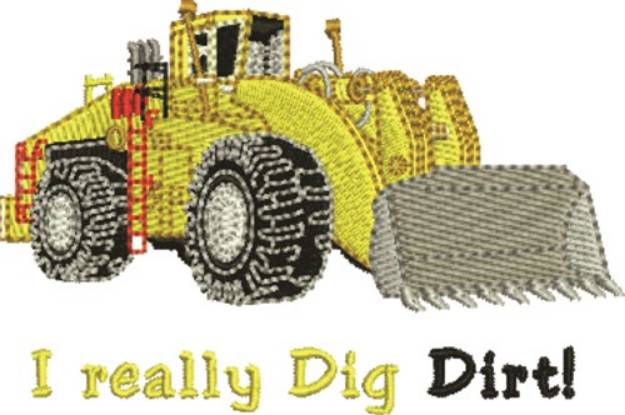 Picture of Really Dig Dirt Machine Embroidery Design
