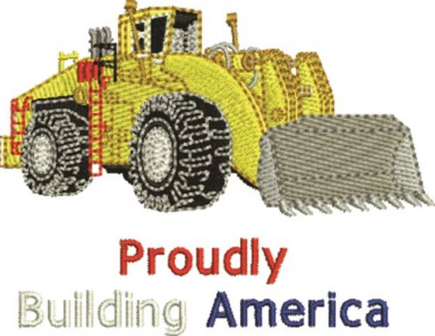 Picture of Buildling America Machine Embroidery Design