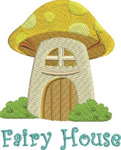 Picture of Fairy House Machine Embroidery Design