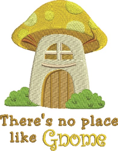 Theres No Place Machine Embroidery Design