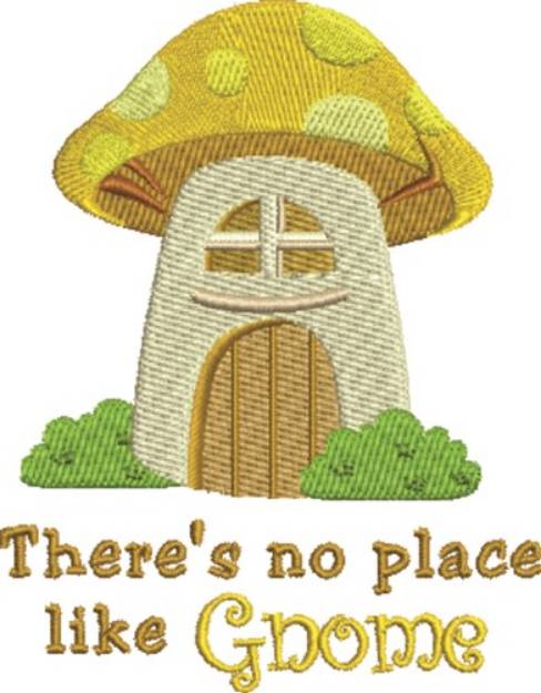 Picture of Theres No Place Machine Embroidery Design
