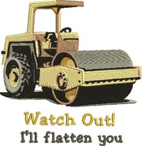 Picture of Watch Out Machine Embroidery Design
