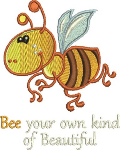Picture of Bumblebee Beautiful Machine Embroidery Design