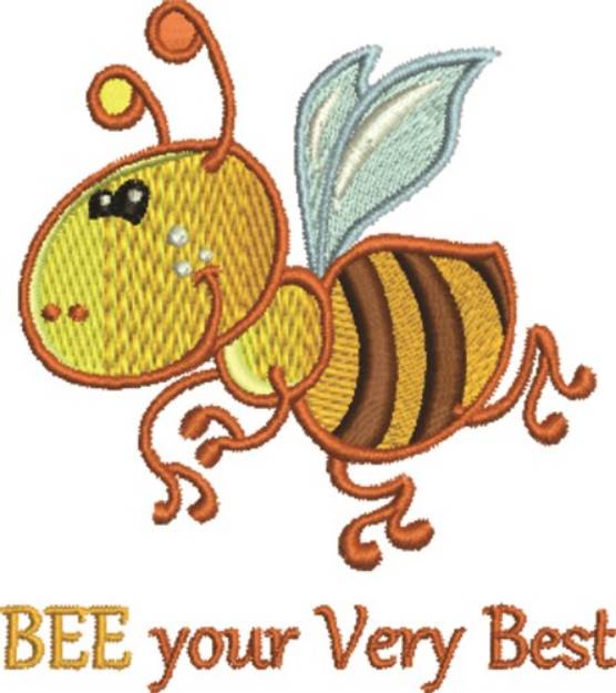 Picture of Bumblebee Best Machine Embroidery Design