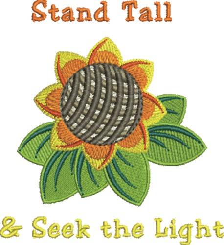 Stand Tall Machine Embroidery Design