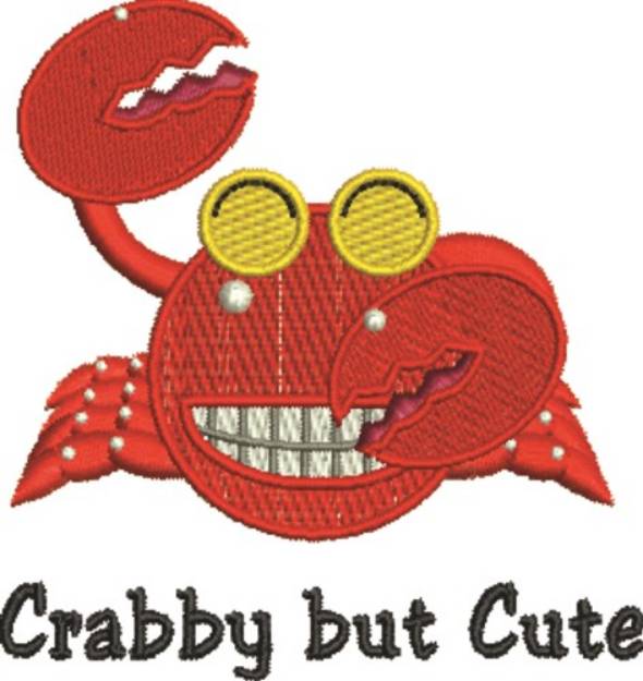 Picture of Crabby but Cute Machine Embroidery Design