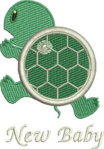 Picture of New Baby Turtle Machine Embroidery Design
