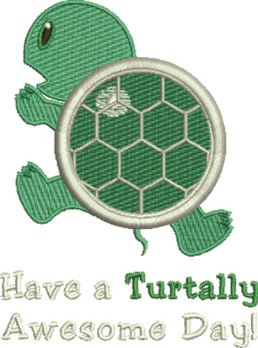 Turtally Awesome Machine Embroidery Design