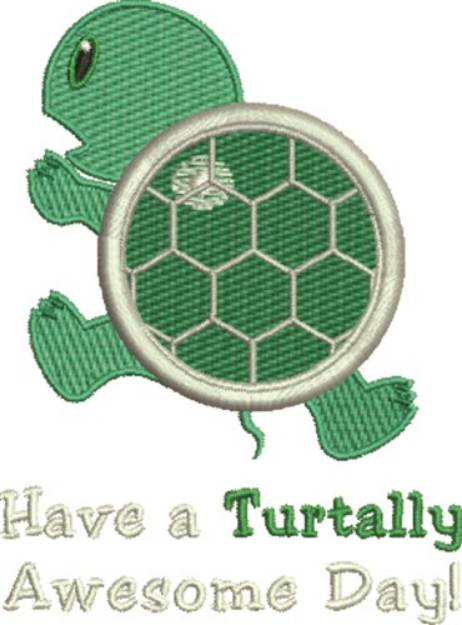 Picture of Turtally Awesome Machine Embroidery Design