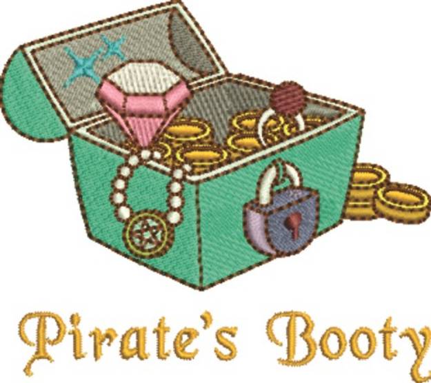 Picture of Pirates Booty Machine Embroidery Design