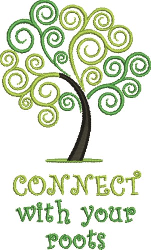 Connect Roots Machine Embroidery Design