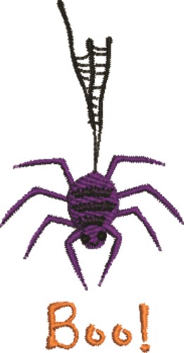 Spider Boo Machine Embroidery Design