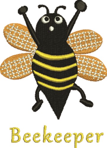 Beekeeper Machine Embroidery Design