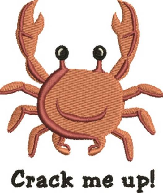 Picture of Crab Crack Machine Embroidery Design
