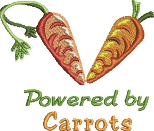 Carrots Power Machine Embroidery Design