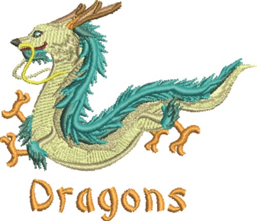 Dragon Asia Machine Embroidery Design