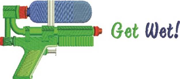 Picture of Get Wet Gun Machine Embroidery Design